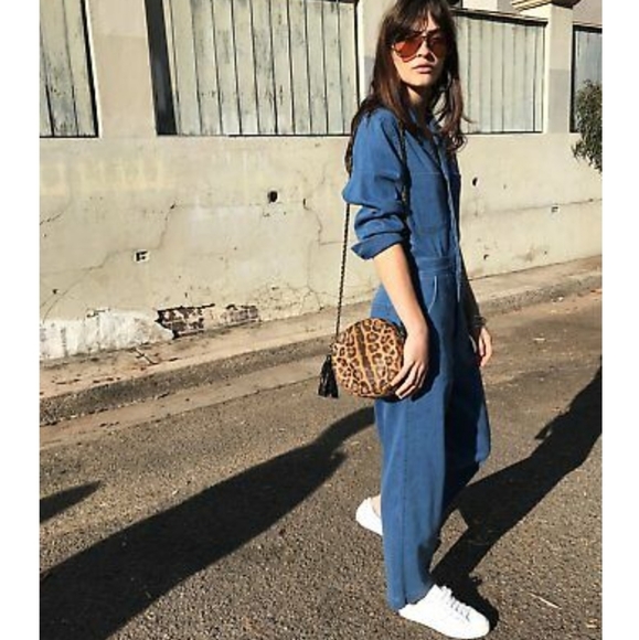 J Brand Pants - J BRAND- Traveler denim jumpsuit size Medium